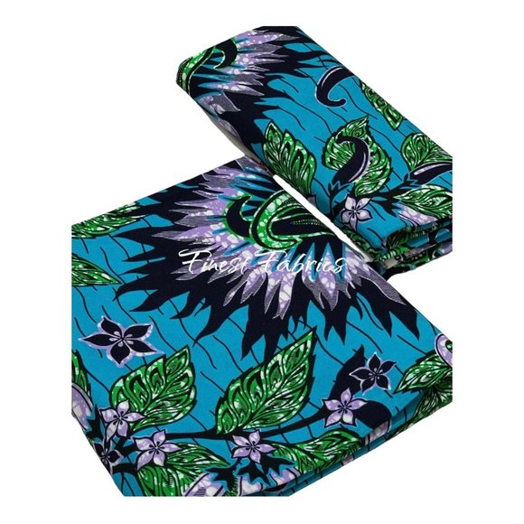 Ankara Fabric African Print Fabric Ankara Fabric By The Yard 100% Cotton Fabric - Picture 1 of 5